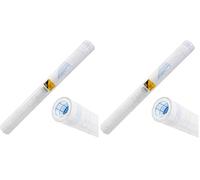 Idena 20169 - Film autocollant transparent pour livres, 1 rouleau 10 m x 45 cm, couverture en plastique (Lot de 2)