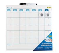 Idena 21414 Planning mensuel Tableau blanc avec marqueur et 2 aimants