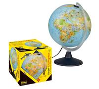 Idena 22059 enfants Globe terrestre lumineux avec illustrations d'animaux, jouet