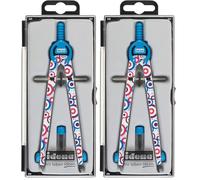 Idena 22074 - Compas à réglage Rapide, Style Circle, 1 pièce (Lot de 2)