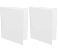 Idena 224335 - Classeur à anneaux DIN A4, en PP, 2 anneaux, largeur dos 35 mm, transparent, 1 pièce (Lot de 2)