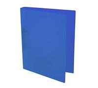 Idena 224338 - Classeur à anneaux DIN A4, en PP, 2 anneaux, largeur dos 35 mm, bleu translucide, 1 pièce