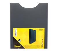 Idena 225163 - Boîte à classeurs pour DIN A4, format vertical, en PP, hauteur de remplissage 4 cm, noir, 1 pièce