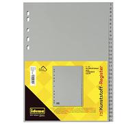 Idena 302009 - Intercalaires numérotés 1-31, pour DIN A4, en plastique, 31 pièces, pleine couverture, gris, 1 pièce