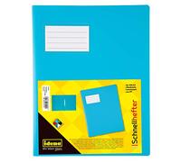 Idena 307855 - Dossier rapide pour DIN A4, avec largeur excessive, en polypropylène, turquoise translucide, 1 pièce