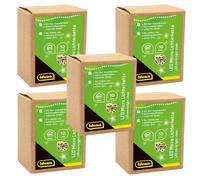 Idena 31114-5 - Micro guirlande lumineuse LED avec 10 LED en blanc chaud, 5 pièces, fonction minuterie 6 heures, fonctionne sur piles, 1,2 m de long chacune, décoration de fête, décoration de Noël