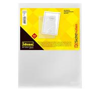 Idena 376038 - Lot de 25 pochettes perforées format A4, grainées, indélébiles - Épaisseur : 90 µ