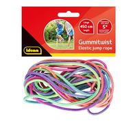 Idena 40188 - Corde de 4,5 m en Caoutchouc pour Enfants - Jeu de Saut Amusant avec différents Niveaux de Saut et de difficulté