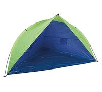 Idena 40273 - Coquille de plage Riva avec protection UV 60+, dimensions env. 2,4 x 1,25 x 1,25 m, légère et compacte pour le transport