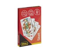 Idena 40372 - Jeu de skat avec Feuille française, 32 Cartes, pour 3-4 Joueurs à partir de 12 Ans, Format des Cartes env. 5,9 x 9,1 cm
