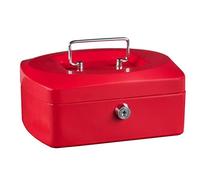 Idena 50029 - Caissette à monnaie 8", dimensions 205 x 160 x 90 mm, couleur rouge, 1 pièce