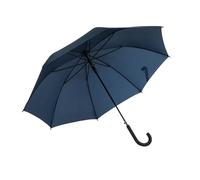Idena 50109 - Parapluie bleu d'un diamètre de 100 cm, ouverture automatique et poignée Soft-Touch, longueur env. 88 cm