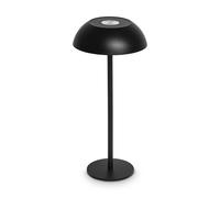 Idena 50154 - Lampe de table LED Touch Tango, de chevet à intensité variable avec USB-C, pour l'intérieur, de table réglable en hauteur, couleur noire