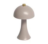 Idena 50157 - Lampe de table LED Touch Fado, de chevet à intensité variable avec USB-C, d'intérieur, de table grise, env. 10 x 16,5 cm