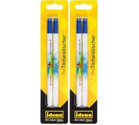 Idena 509047- Effaceur d'encre, 1 pointe de correction et 1 pointe d'écriture, 2 pièces (Lot de 2)
