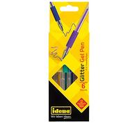 Idena 512080 - Gel-Pen Glitter, 6 pièces dans des couleurs tendance, dans un étui en carton