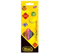 Idena 512169 - Fruits coquins, 6 stylos gel, épaisseur 0.8 mm, avec parfum