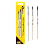 Idena 60108 - Pinceaux à poils, set de 3, tailles 8, 10 & 12