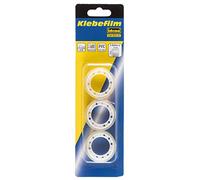 Idena 631051 - Film adhésif, 3 pièces, 12 mm x 10 M, Transparent