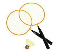 Idena 7408408 - Shuttlecock Junior set avec 2 raquettes et une balle, jeu de balle pour enfants et adultes, idéal en été pour le jardin, le parc ou la plage
