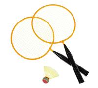 Idena 7408408 - Shuttlecock Junior set avec 2 raquettes et une balle, jeu de balle pour enfants et adultes, idéal en été pour le jardin, le parc ou la plage