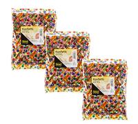 Idena 8270080 - Confettis, 3 sachets de 50 g, confettis en papier, anniversaire, décoration, fête à thème, carnaval