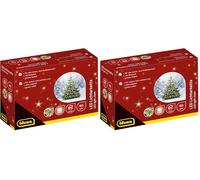 Idena 8325058 - Guirlande lumineuse avec 80 LEDs en blanc chaud, avec fonction minuterie 8 heures et transformateur, pour usage intérieur et extérieur, pour les fêtes, Noël, décoration, mariage