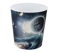 Iden Office 10487 Corbeille À Papier Motif Espace, 9 L