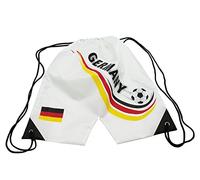 Idena Sac de Sport Pantalon Allemagne, Env. 39 x 36 cm Sac de Gym, Blanc
