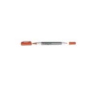 identi-pen extra-fin dble pointe -orange