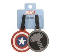 Disney Étiquettes à bagages Marvel Thor & Captain America – Lot de 2 multicolore