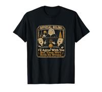 Identifiant Officiel de décision d'accord avec Vous Pickleball Deux Mauvais T-Shirt