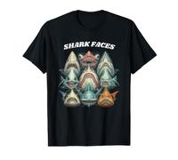 Identification des Visages des Requins T-Shirt Graphique avec Valeur