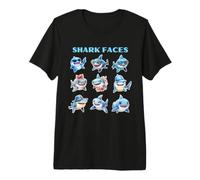 Identification des Visages des Requins T-Shirt Haut de Gamme