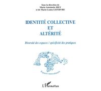 Identité collective et altérité Diversité des espaces / spécificité des pratiques - Marie-Antoinette Hily - L'harmattan - broché - Livre