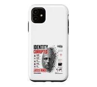 Identité Corrupted Cyber Glitch Fingerprint Dystopian Art Coque pour iPhone 11