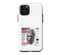 Identité Corrupted Cyber Glitch Fingerprint Dystopian Art Coque pour iPhone 11 Pro