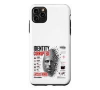 Identité Corrupted Cyber Glitch Fingerprint Dystopian Art Coque pour iPhone 11 Pro Max