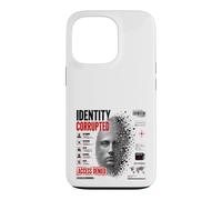 Identité Corrupted Cyber Glitch Fingerprint Dystopian Art Coque pour iPhone 13 Pro