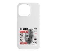 Identité Corrupted Cyber Glitch Fingerprint Dystopian Art Coque pour iPhone 14 Pro Max