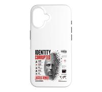 Identité Corrupted Cyber Glitch Fingerprint Dystopian Art Coque pour iPhone 16
