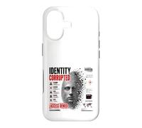 Identité Corrupted Cyber Glitch Fingerprint Dystopian Art Coque pour iPhone 17