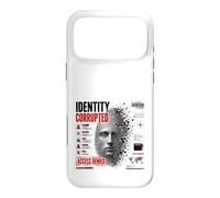 Identité Corrupted Cyber Glitch Fingerprint Dystopian Art Coque pour iPhone 17 Pro Max