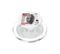 Identité Corrupted Cyber Glitch Fingerprint Dystopian Art PopSockets PopGrip pour MagSafe