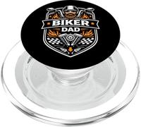 Identité de Style de Vie Moto Biker Dad pour Les pères Qui Font de l'équitation PopSockets PopGrip pour MagSafe