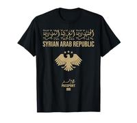 Identité visuelle du logo des voyageurs du passeport syrien, fier de leur passeport syrien T-Shirt
