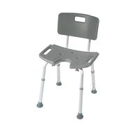 Identités Assise de Douche pour Salle de Bain avec Poignées Intégrées, Gris