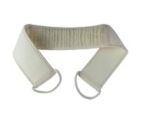 Identités, Bande Exfoliante Pour Le Dos, Crin Végétal, Coton, Avec Poignées Pratiques, Stimule La Circulation, Renouvellement Cellulaire, Peau Douce