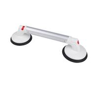 Identités, Barre à Ventouses PUMP, Indication Adhérence, Larges Ventouses 135mm, Longueur 45cm, Main Courante Aluminium, Installation Sans Perçage