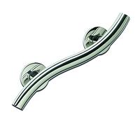 Identités, Barre d'Appui Inox Design, 35 cm de Longueur, Moderne, Anti-Corrosion, Cache-Vis, Améliore la Mobilité, Idéal Salle de Bain, Pour Personnes Âgées